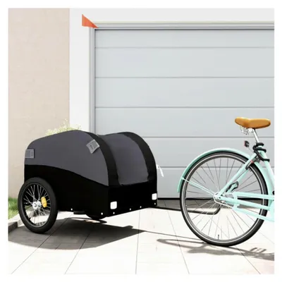 Produktbild von Fahrradanhänger Schwarz 45 kg aus Eisen