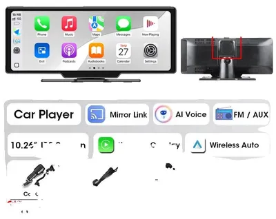 Obrázok produktu pre Autonahrávač, bezdrôtové Apple CarPlay, 10,26-palcový displej, bez kamery, bez
