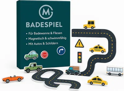 Produktbild von 23-tlg. Badespielzeug Set Stadtverkehr Puzzle für Kinder DE.