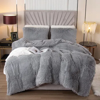 Zdjęcie produktu dla Komplet pościeli flanelowej, 200 x 200 cm, zawierający 2 poszewki na poduszki