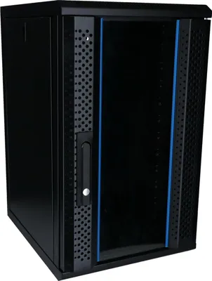 Produktbild von 12 HE, 10” Serverschrank, mit Glastür (BxTxH) 370x450x618mm