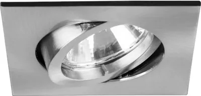 Immagine prodotto di Faretto da incasso Brumberg angolare, orientabile, DA 68 mm, max. 50 W, incl. attacco GX5.3, nichel opaco, 1 pz.