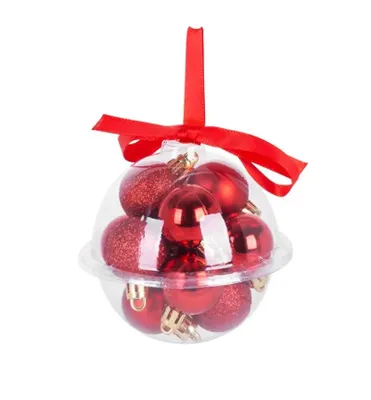 Produktbild von MAGICHOME WEIHNACHTSKUGELN, 12 St., rot, 3 cm