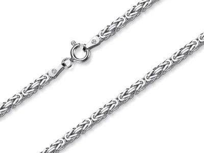 Produktbild von SILBERKETTEN STORE Königskette 2,5mm - 925 Silber, Länge wählbar von 38-120cm - 60cm