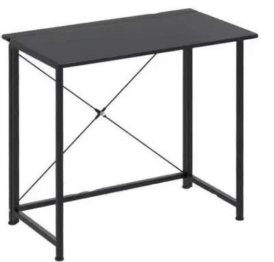 Produktbild von Famanu Inklappbares Büro - Kompakt und Praktisch - Schwarz - 80 x 45 x 74 cm