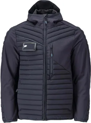 Produktbild von MASCOT® Jacke mit Kapuze, leichtem Futter Thermojacke Größe 4XL, schwarzblau | Packung (1 Stück)