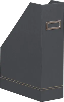 Produktbild von Rhodia Rhodiarama Stehsammler aus Kunstleder, 10x25x31cm - Titan 194541C