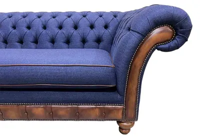 Produktbild von Sofa Chesterfield 4 Sitzer Luxus Sofas Stoffsofa Wohnzimmer Couch Neu