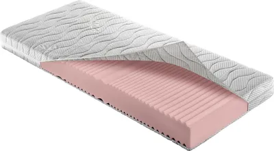 Produktbild von Komfortschaummatratze - 90 x 200 cm - 7-Zonen-Komfortschaumkern - Härtegrad 2