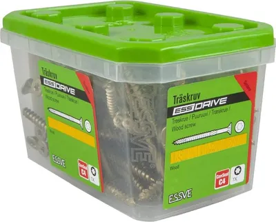 Produktbild von ESSVE ESSDRIVE Holzbauschrauben CORRSEAL Korrosionschutz 6 x 100 mm 100 St.