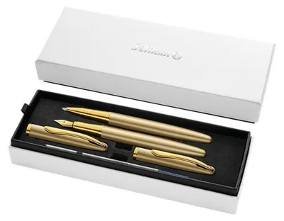 Produktbild von Pelikan Jazz, Gelb, 2 Stück(e), Kugelschreiber + Füllfederhalter