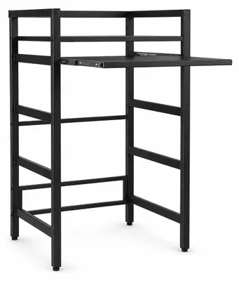 Produktbild von Vigevee Waschmaschinenregal 72x64x115cm mit ausziehbare Ablage Schwarz, Regal über Waschmaschine, Aufbewahrungsorganisator