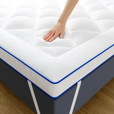 Image de CASABEL Surmatelas Douceur en Microfibre Respirante, 1000g/m², 140x190cm