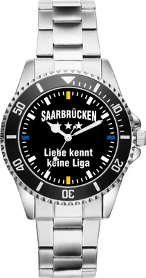 Produktbild von KIESENBERG Herrenuhr Armbanduhr Saarbrücken Geschenk Fan Artikel Zubehör Fanartikel Analog Quartz Uhr 2557