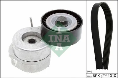 Produktbild von INA 529 0506 10 Keilrippenriemensatz für FIAT PANDA (169)