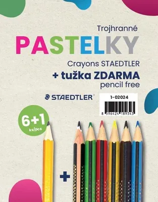 Obrázek produktu pro Sada pastelek 6+1  tužka
