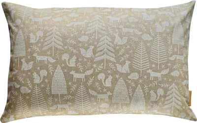Produktbild von Dekorativer Kissenbezug Weihnachtskissenbezug, WINTERWALD, 50x30