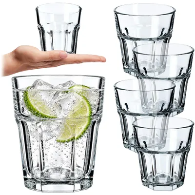 Productafbeelding van KADAX water- en sapglazen "Rust", drinkglazen, set van 4, 230 ml