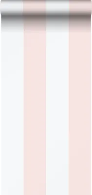 Obrázok produktu pre Sanders & Sanders tapety pruhy svetlo ružová a biela 53 cm x 10,05 m
