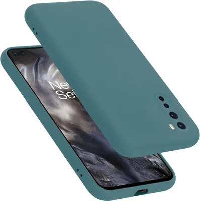 Produktbild von Cadorabo Hülle für OnePlus Nord Hülle Silikon Handyhülle Case aus flüssigem Silikon, Kratzfeste und stoßfeste Schutzhülle für OnePlus Nord