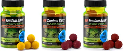 Produktbild von Tandem Baits 3-er Set Carp Food Perfection Mini Hookers Fruit Flavour Mix, Karpfenfutter, Karpfen Angeln, Köder Große-Fische-Angeln, Karpfenzubehör Profis & Hobby-Angler, Angelfutter 12mm 5g