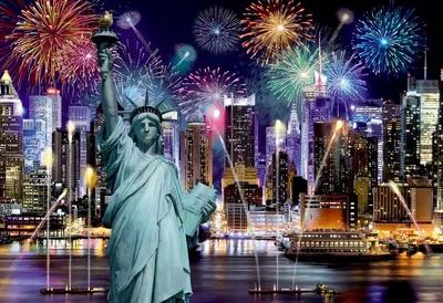 Produktbild von Wooden.City Holzpuzzle New York by night 400 Teile Stadt