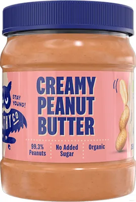 Produktbild von HealthyCo Peanut Butter Organic (350g) Creamy - Funktionelle Lebensmittel - Nussbutter
