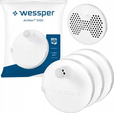 Produktbild von Wessper 3x Actitex Disc Filter für Activemax Triline 1L Trinkflaschen