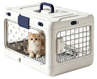 Image de Cage de transport robuste pour petits chiens et chats