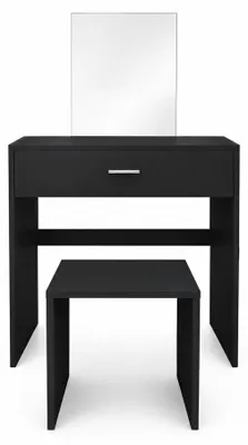 Produktbild von Aga Schminktisch mit Hocker MRDT13-MB Schwarz
