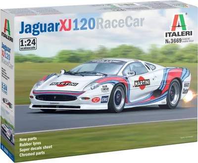Image de Model Kit auto 3669 - Jaguar XJ 220 Race Car (1:24)