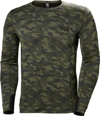 Produktbild von Helly Hansen Rundhals-Pullover HH LIFA MERINO CREWNECK 75106, Farbe:camo, Größe:S