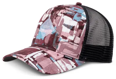 Produktbild von Djinns HFT Trucker Cap PatternAbstract Blue/Wine