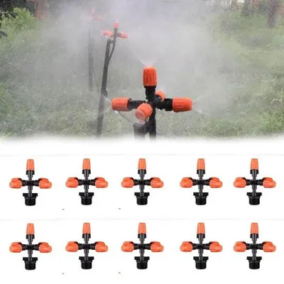 Produktbild von Famanu Microspray Sprühköpfe für die Gartenbewässerung - Set von 10