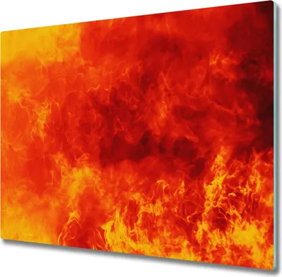 Immagine prodotto di Piatto in vetro per piano cottura, 60x52 cm. Protezione antischizzi in vetro. Tagliere in vetro. Resistente al calore