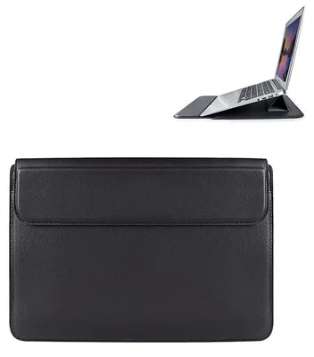 Immagine prodotto di Custodia Devia per laptop / MacBook Ultra-Thin con funzione stand 13.3'' impermeabile in ecopelle nero