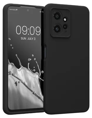Produktbild von kwmobile Hülle kompatibel mit Xiaomi Redmi Note 12 (4G) - Hülle Silikon gummiert - Handyhülle - Handy Case in Schwarz