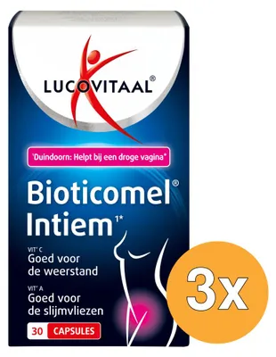 Productafbeelding van 3x Lucovitaal Bioticomel Intiem (30 capsules)