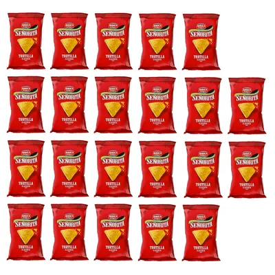 Produktbild von 22x Amica Chips Señorita Tortilla Classica Mais-Snacks Salziger Snack 200g Beutel