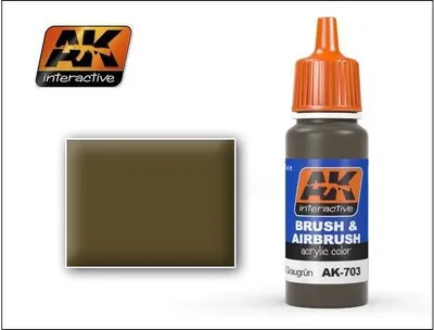Zdjęcie produktu dla AK Interactive S.L. AK-703 RAL7008 SZARO-ZIELONY