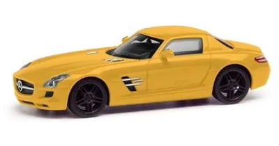 Immagine prodotto di Herpa 430784-003 - Mercedes-Benz SLS AMG in scala 1/87, Solar Beam - Nuovo