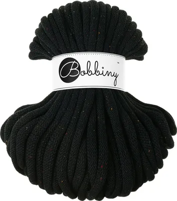 Produktbild von Bobbiny Jumbo 9 mm 30 m Midnight Dust Schnur