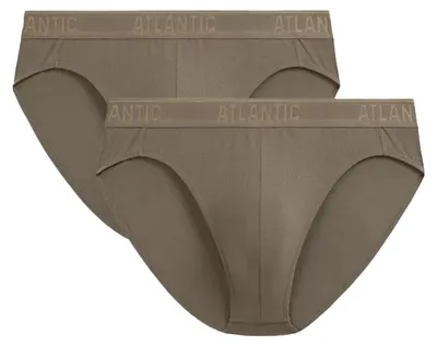 Immagine prodotto di Slip da uomo, modello sportivo Atlantic, in microfibra modal, color beige