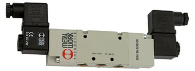 Produktbild von Riegler 5/2-Wegeventil, elektropneumat., bistabil, G 1/4, 24 V AC