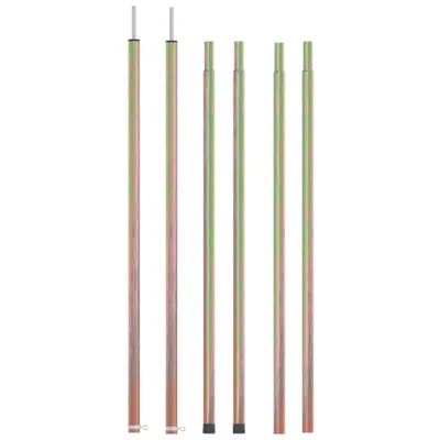 Obrázok produktu pre The Living Store Teleskopické stanové tyče 170-255 cm 2 ks. Pozinkovaná oceľ