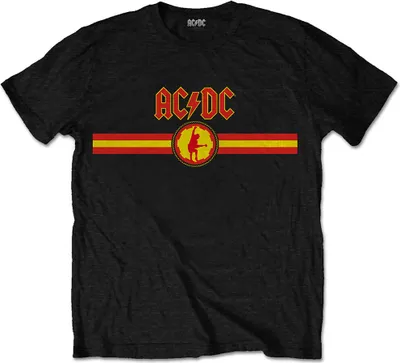 Produktbild von AC/DC Logo & Stripe Black L T-Shirt
