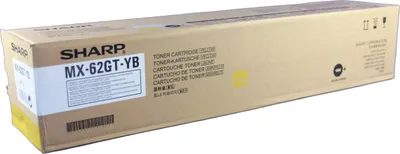 Produktbild von Sharp Toner MX-62GTYB Gelb bis zu 40.000 Seiten