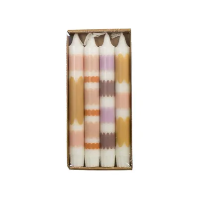 Produktbild von By Kimmi Stearin-Dinnerkerzen – Flower Power – 1 Tray