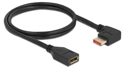 Immagine prodotto di DELOCK Cavo di prolunga DisplayPort 8K 60 Hz 1 m spina 90° ad angolo retto verso la presa