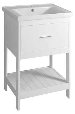 Produktbild von Aqualine ETIDE Unterschrank 51,5x85x44 cm, weiß matt